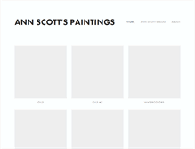 Tablet Screenshot of annscottpainting.com